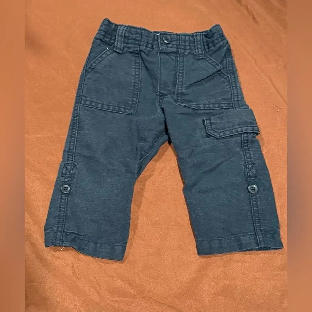 Oshkosh Navy Blue Cargo Pants 9 months